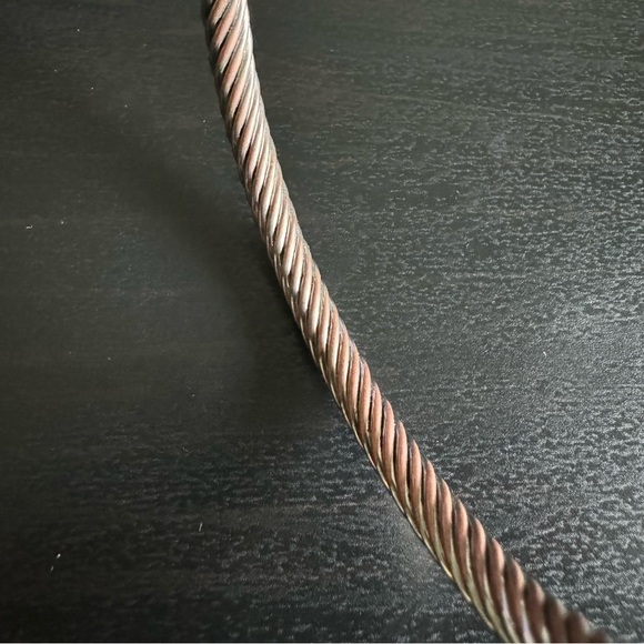 ⚜️3 for $30⚜️ Twisted Cable Cuff Bracelet (Silver Tone) - Picture 7 of 10